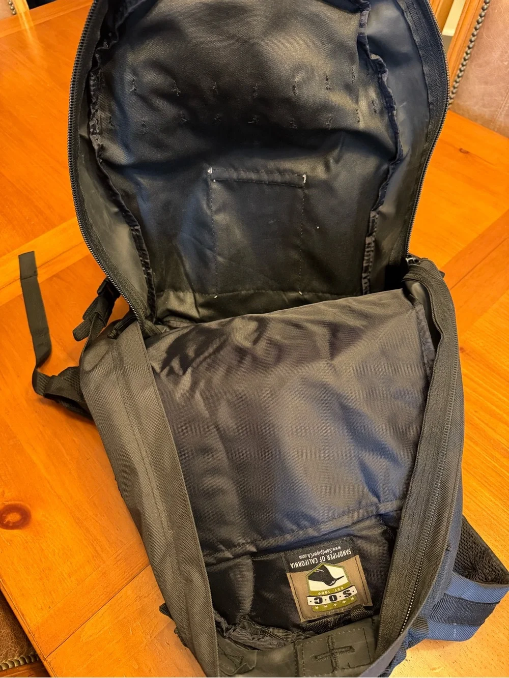 SOC Black Tactical MOLLE Men's Backpack Sandpiper